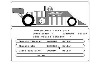 Formule 1 Manager atari screenshot